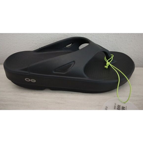 OOFOS 1000 Unisex Men's Sz 6 Women's Sz 8 Black OOriginal Flip Flop Sandals - Picture 6 of 14